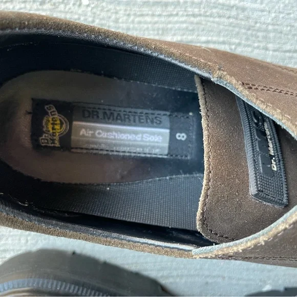 Dr Martens Oxford Suede Leather Shoes Y2K - Size 8 - Picture 4 of 7